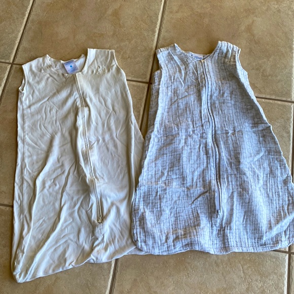 Halo Kids Pajamas Sleep Sacks - Cream and White - Picture 1 of 11